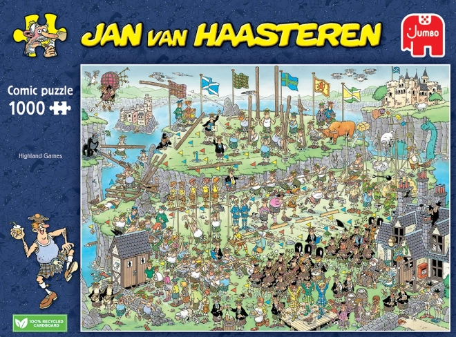 Jumbo Puzzle Jan van Haasteren Schottische Spiele 1000 Teile