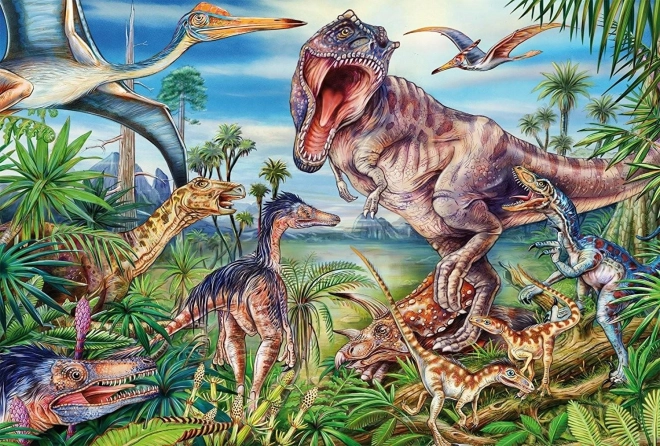 Schmidt Dinosaurier Puzzle 60 Teile