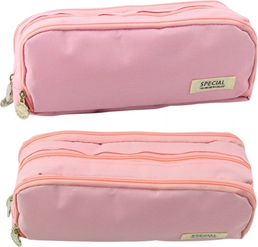 Schulmäppchen zweifach rosa