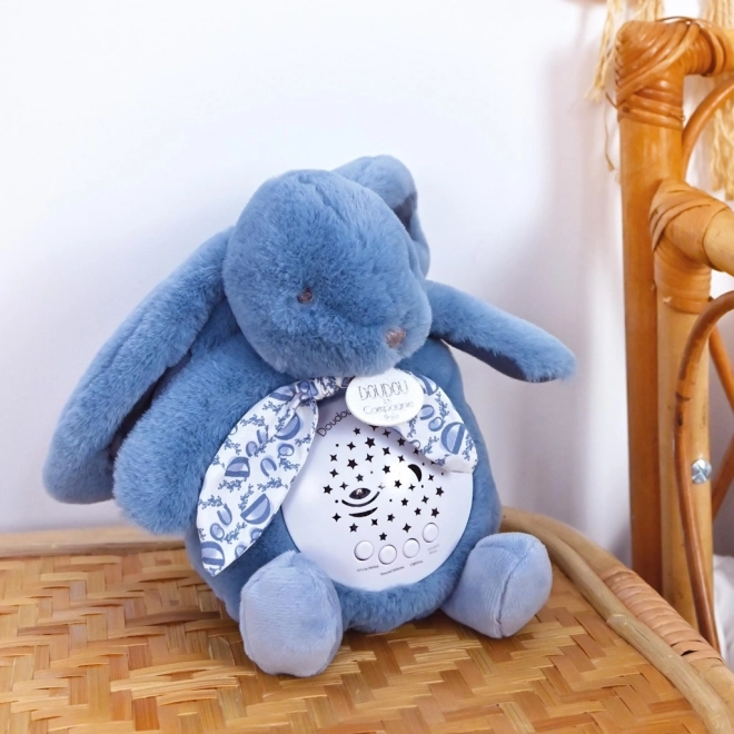 Spieluhr mit Projektion Häschen Blau