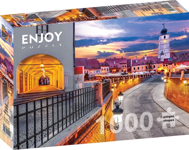 Puzzle Kleiner Platz, Sibiu, Rumänien 1000 Teile