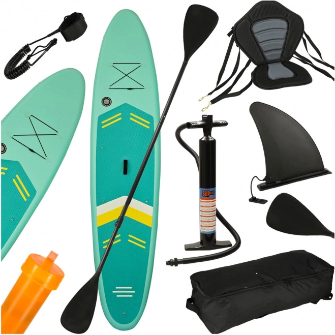 Aufblasbares Paddleboard 350 cm mit Zubehör und Sitz