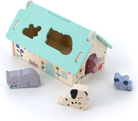 Vilac Holzeinsetzhaus für Tiere