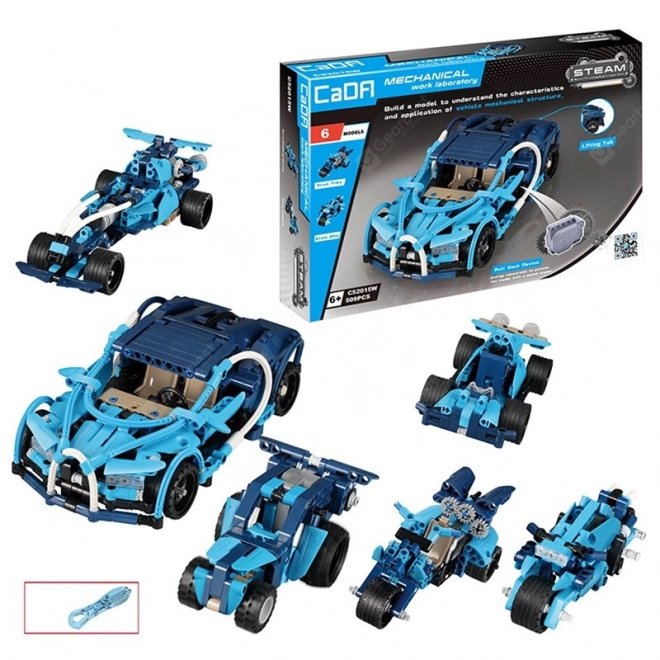Kreatives Bauset CaDA 6 Stuntfahrzeuge
