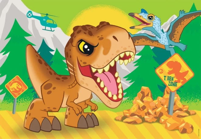 Jurassic World SuperColor Puzzle für Kinder