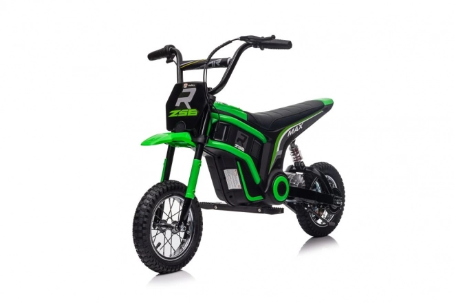 Grünes Kinder Elektromotorrad