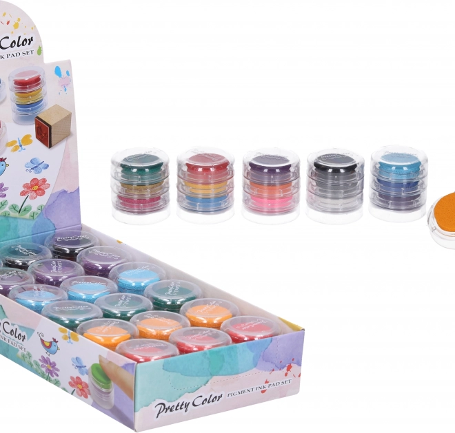 Stempelkissen 3-in-1 – drei Farben in einem