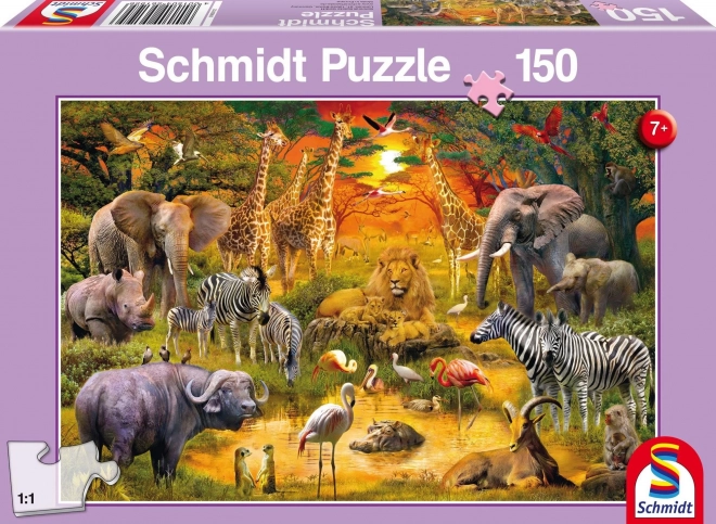 Schmidt Puzzle Afrikanische Tiere