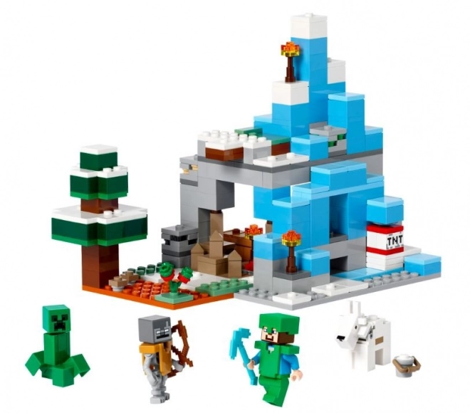 Lego Minecraft - Schneebedeckte Gipfel