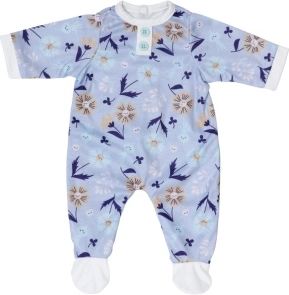 Strampler für die Puppe BABY BORN 43 cm – blau