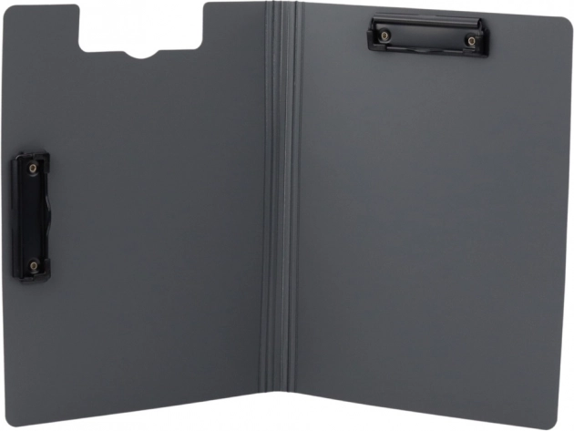 Unterlage mit Abdeckung und zwei Clips A4 hellblau