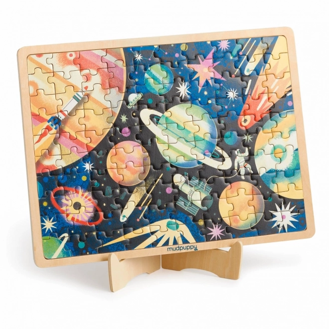 Holz-Puzzle Weltraummission 100 Teile