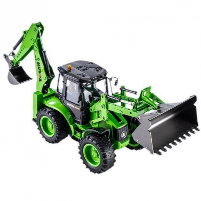 Grüner RC Baggerlader Huina 1:14