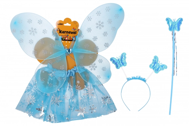 Karneval-Set Blaue Fee