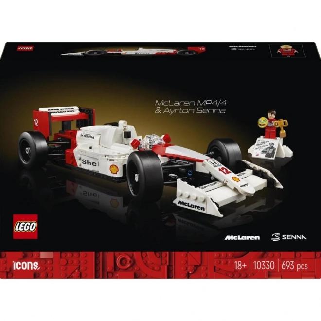 Bausatz LEGO McLaren MP4/4 und Ayrton Senna