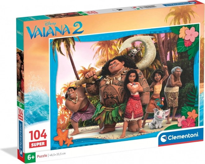 Clementoni Puzzle Vaiana Abenteurerin 104 Teile