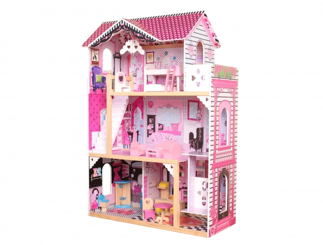 Puppenhaus aus Holz 82 x 33 x 118 cm