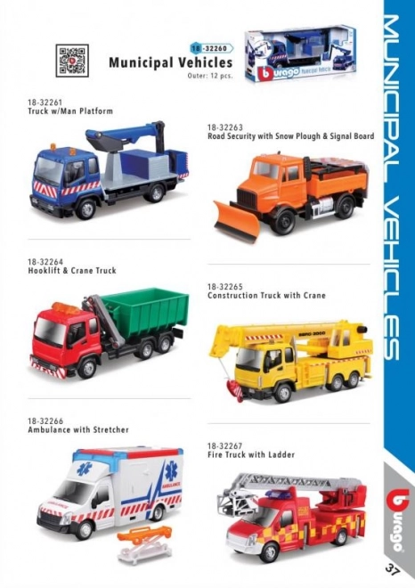 Bburago Servicetrucks 1:43 in verschiedenen Varianten