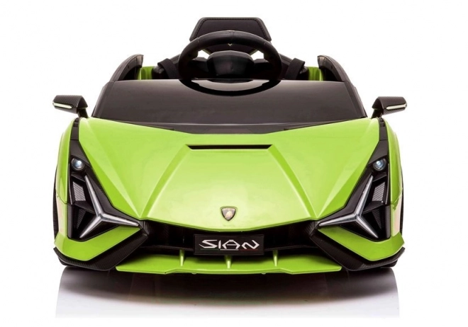 Elektrisches Kinderauto Lamborghini Sian Grün