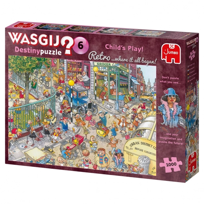 Jumbo Puzzle Wasgij Destiny 6: Kinder spielen! 1000 Teile