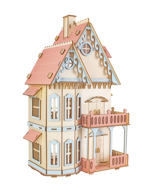 Woodcraft Gothische Villa 3D-Puzzle aus Holz