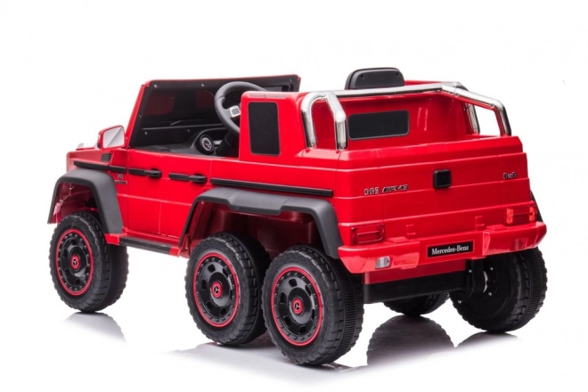 Elektrisches Auto MERCEDES-BENZ G63 6X6 in Rot