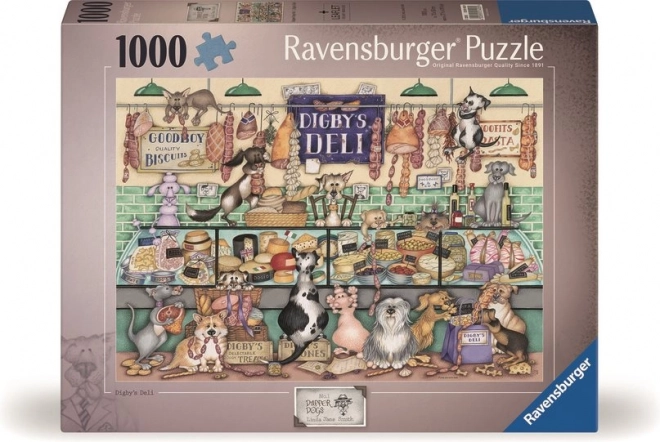 Ravensburger Puzzle Digbys Wurstwaren und tierische Freude 1000 Teile