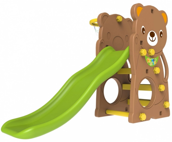 Gartenschaukel 3in1 Rutsche Basketball für Kinder Winnie Puuh