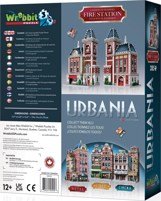 3D-Puzzle Urbania Feuerwehrstation