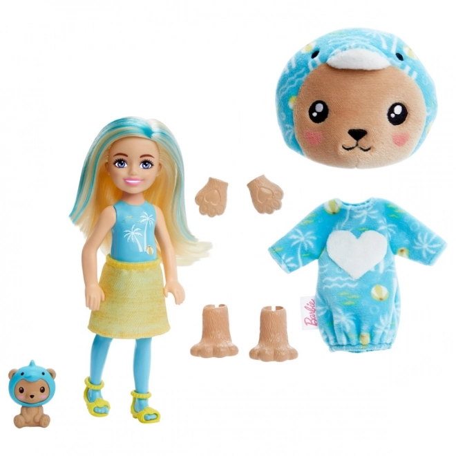 Barbie Cutie Reveal Chelsea Puppe Bär - Delfin