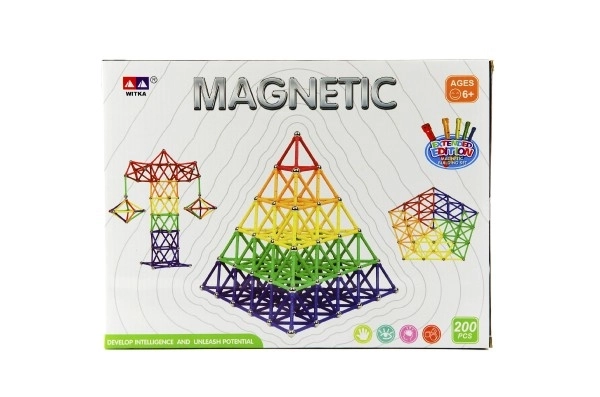 Magnetische Baukasten 200 Stück