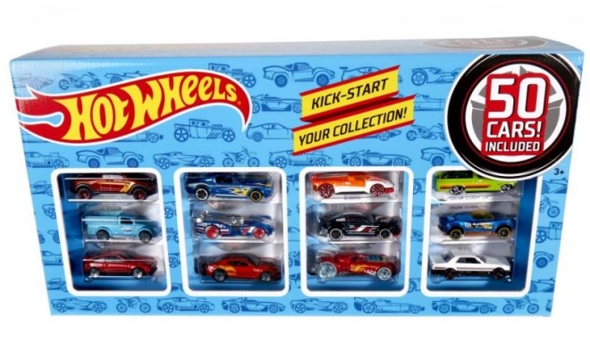 Hot Wheels Geschenkset mit 50 Fahrzeugen