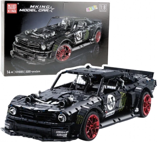 Konstruktions-Bausatz Sportwagen MUSTANG HOONICORN V2, 3201 Teile