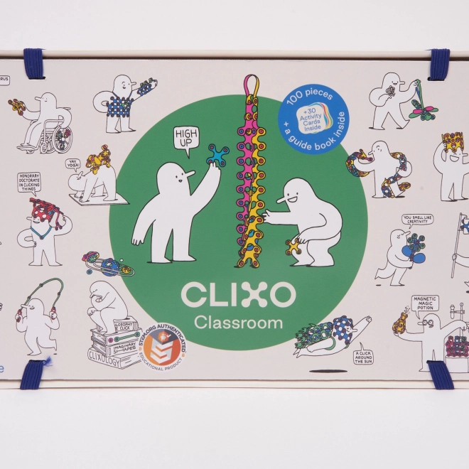 Clixo Classroom - Magnetisches Baukasten 100 Stk