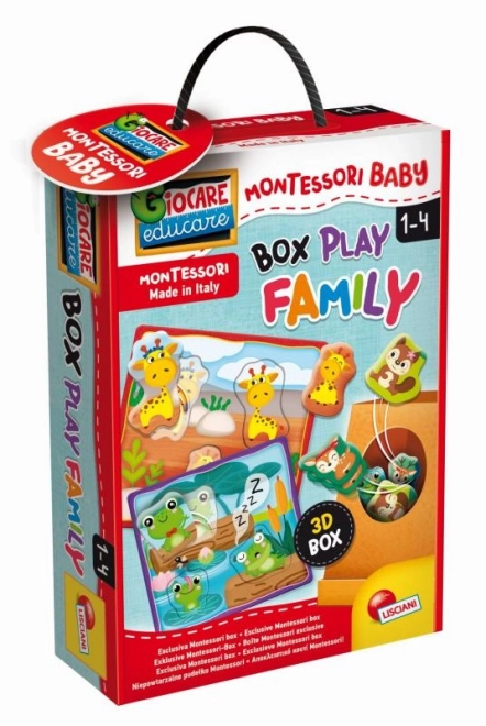 Montessori Baby Box Spiel Familie