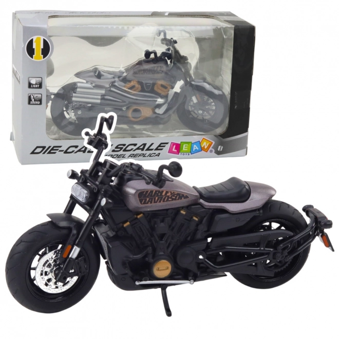 Motorrad-Chopper-Modell 1:12