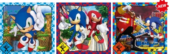 Sonic Puzzle 3x48 Teile