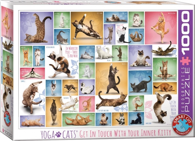 Puzzle Katzenyoga 1000 Teile