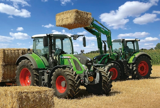 Puzzle Traktoren Fendt 724 Vario und Fendt 716 Vario 100 Teile