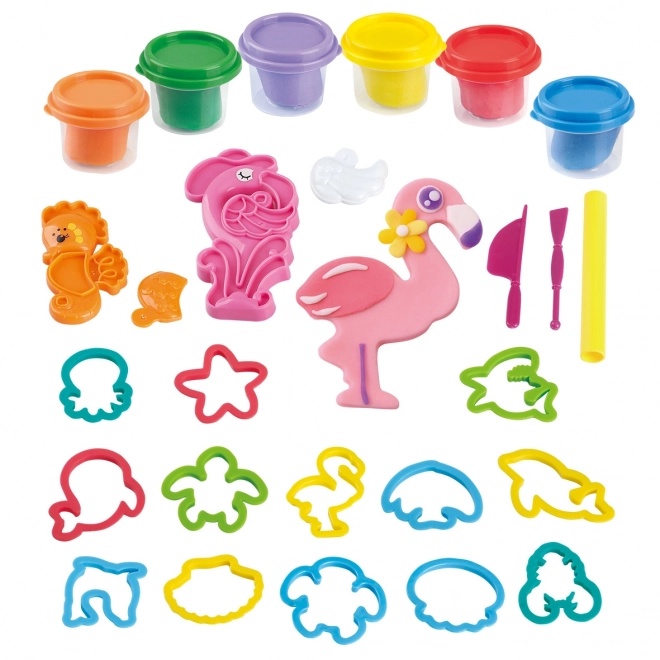 Playgo Flamingo Knete Set