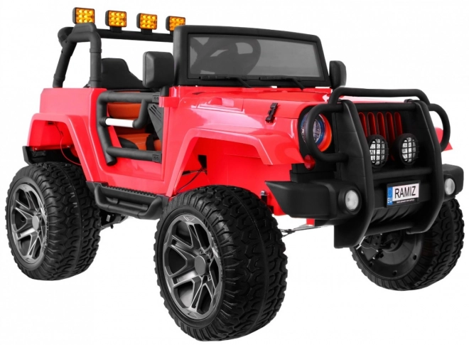 Monster Jeep 4x4 Rot