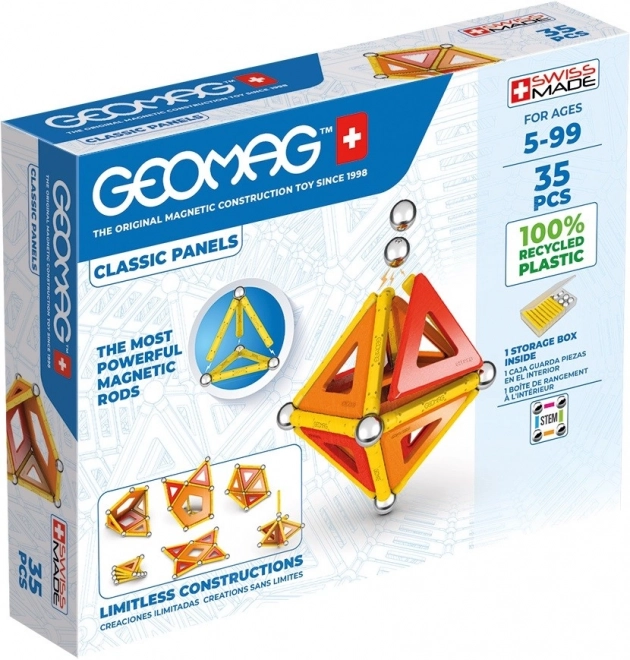 Geomag Klassische Panels Magnetbaukasten 35-teilig