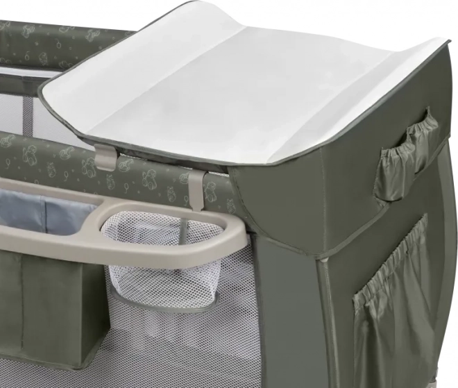 Reisebett Lionelo Sven Plus Beige Olive