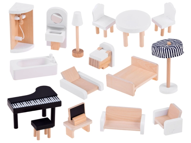 Umfangreiches Set an Möbeln und Accessoires