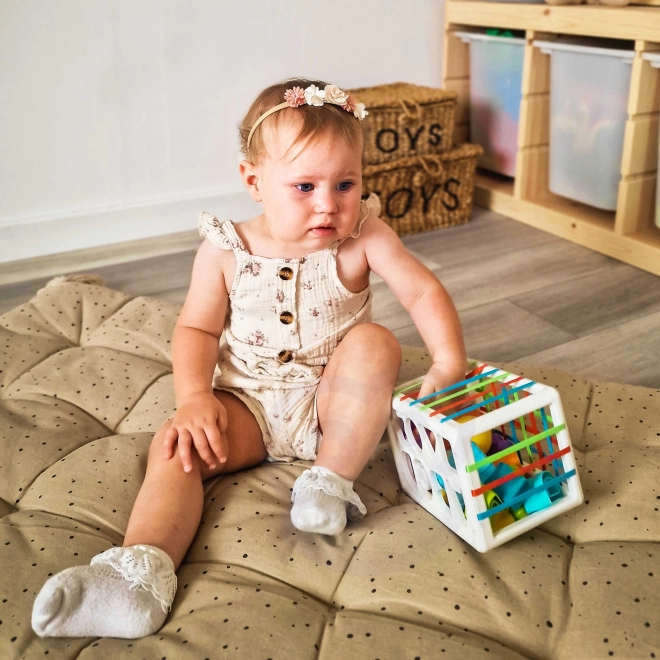 Woopie Baby Sensorischer Würfel Formensortierer