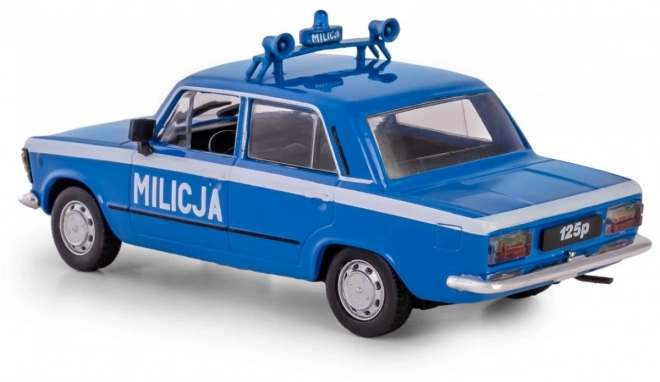 Polski Fiat 125P Milizmodell im Maßstab 1:43