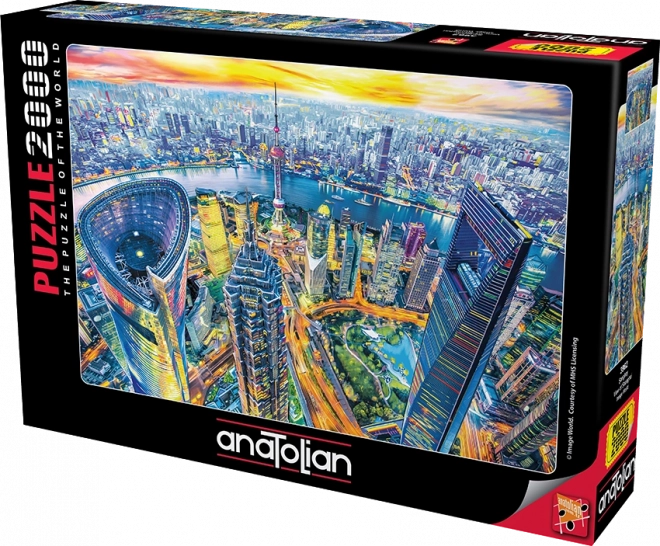 Anatolian Puzzle Blick auf Shanghai 2000 Teile
