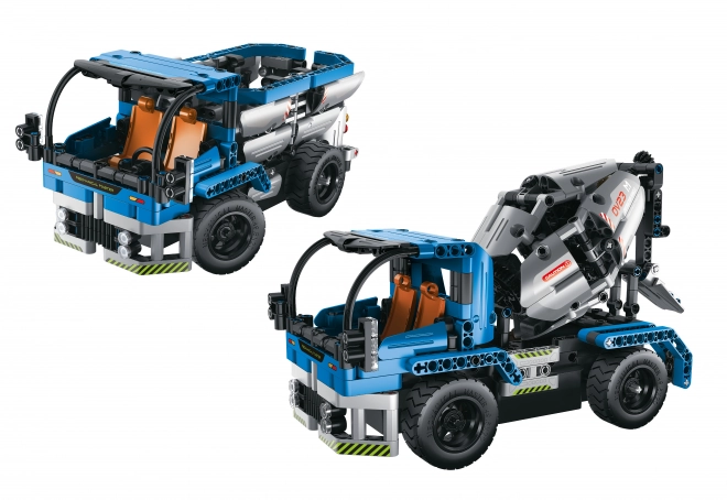 Baustein Set LKW und Betonmischer 2-in-1 RC