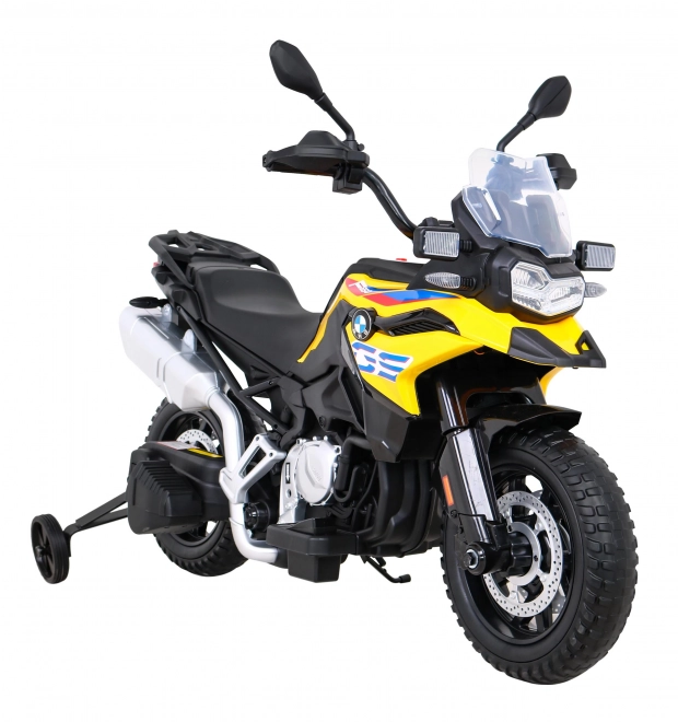 Kindermotorrad BMW F850 GS mit Batterie Gelb