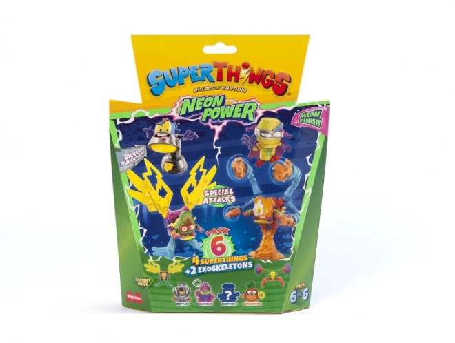 SuperThings NeonPower Exoskelett Figuren Set